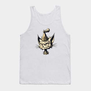 Cartoon cat wizard Tank Top